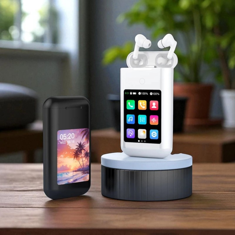 Multifunctional Power Bank(ANC ENC TWS Earbuds With 2.8 Color Touch Screen)